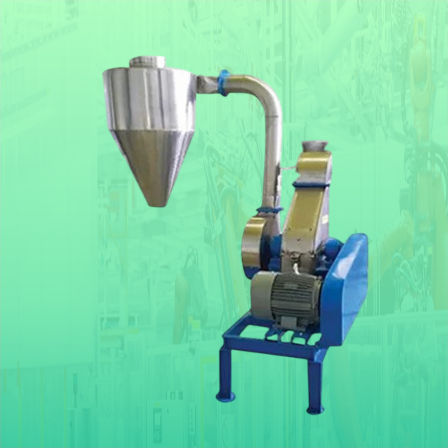 Cyclone Type Masala Grinder – Dust-Free & High-Speed Spice Grinding Machine